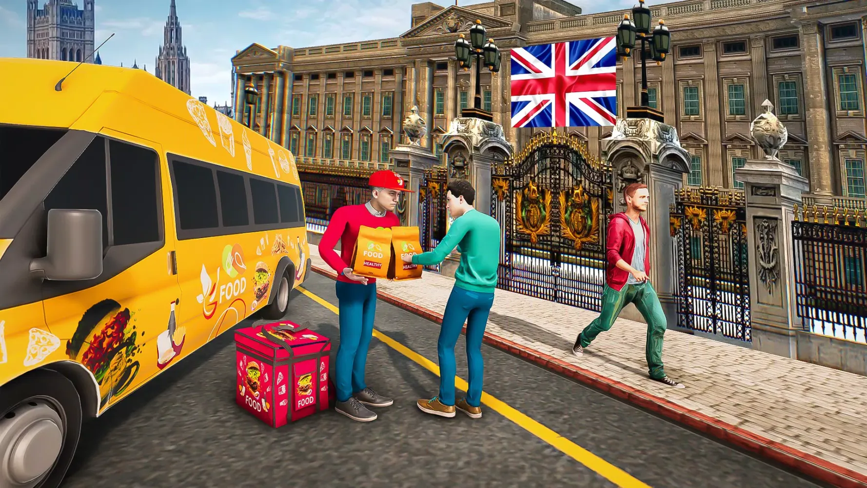 Pizza Delivery Game- Bike Game应用截图