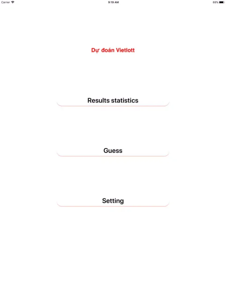 Скриншоты Dự đoán Vietlott iPad 