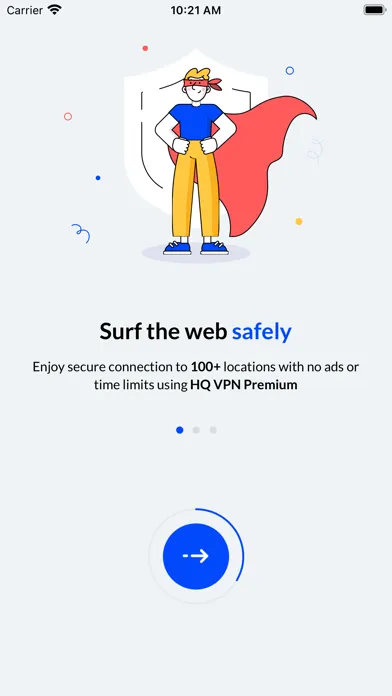 Скриншоты HQ VPN