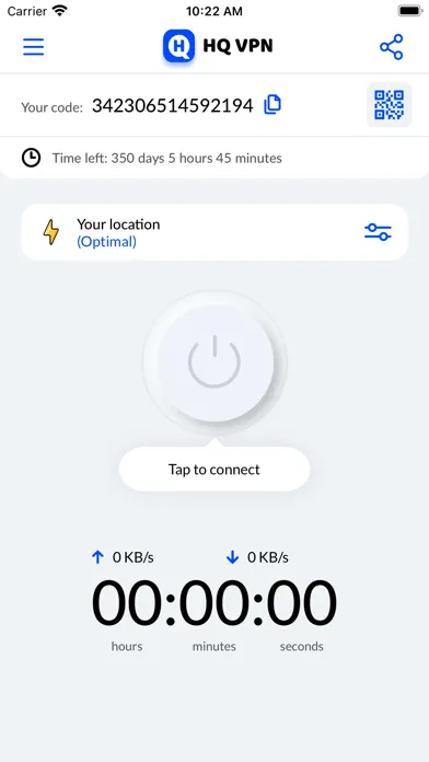 Скриншоты HQ VPN