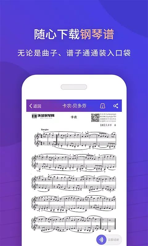 Capturas de tela do 环球钢琴网