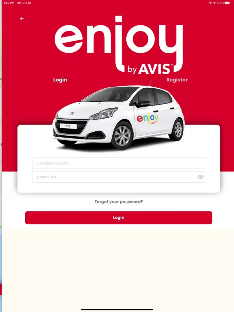 Capturas de tela do enjoy by AVIS iPad 