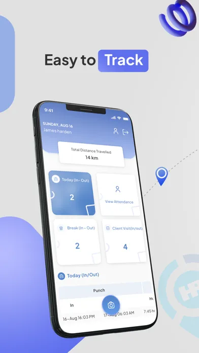 HRBluSky - Attendance Tracker Screenshots