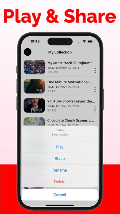 Capturas de tela do Video Saver : Video Downloader