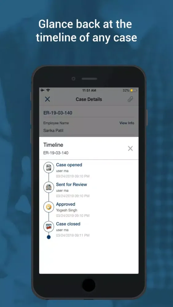 Ảnh chụp màn hình của HR Acuity Manager Portal
