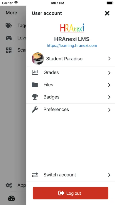Screenshot di HRAnexi LMS