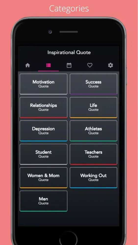 Capturas de pantalla de Inspirational Quotes - Daily