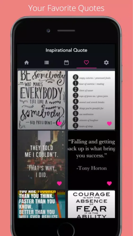 Capturas de pantalla de Inspirational Quotes - Daily
