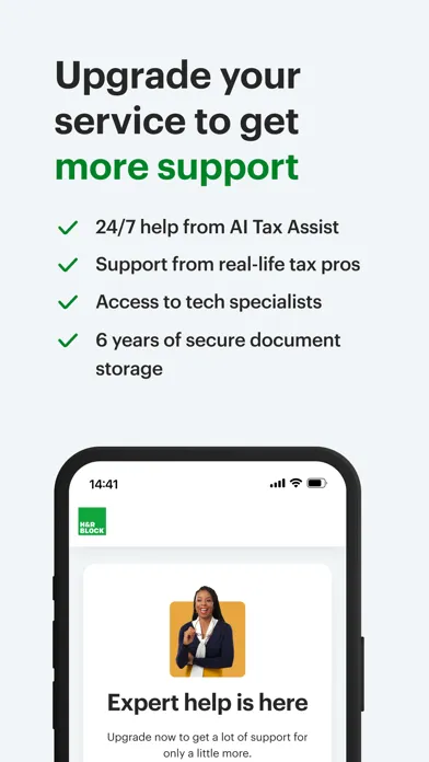Captures d'écran de H&R Block Tax Prep: File Taxes
