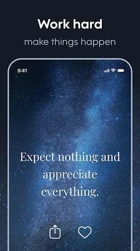Tangkapan layar Motivation - Daily quotes
