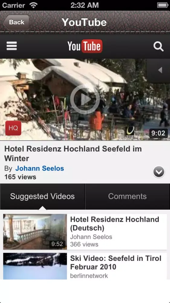 Capturas de pantalla de HRH-Hotel Hochland