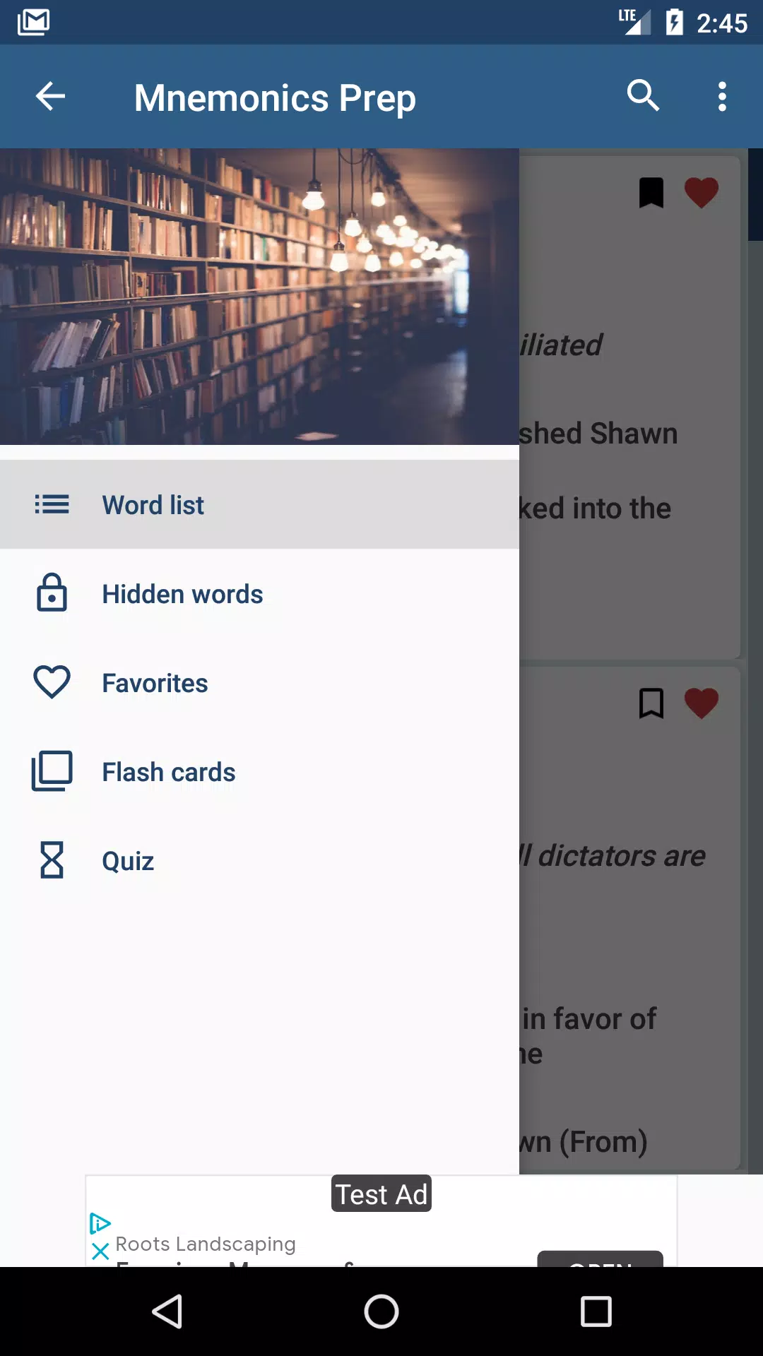 Mnemonics Prep Screenshots