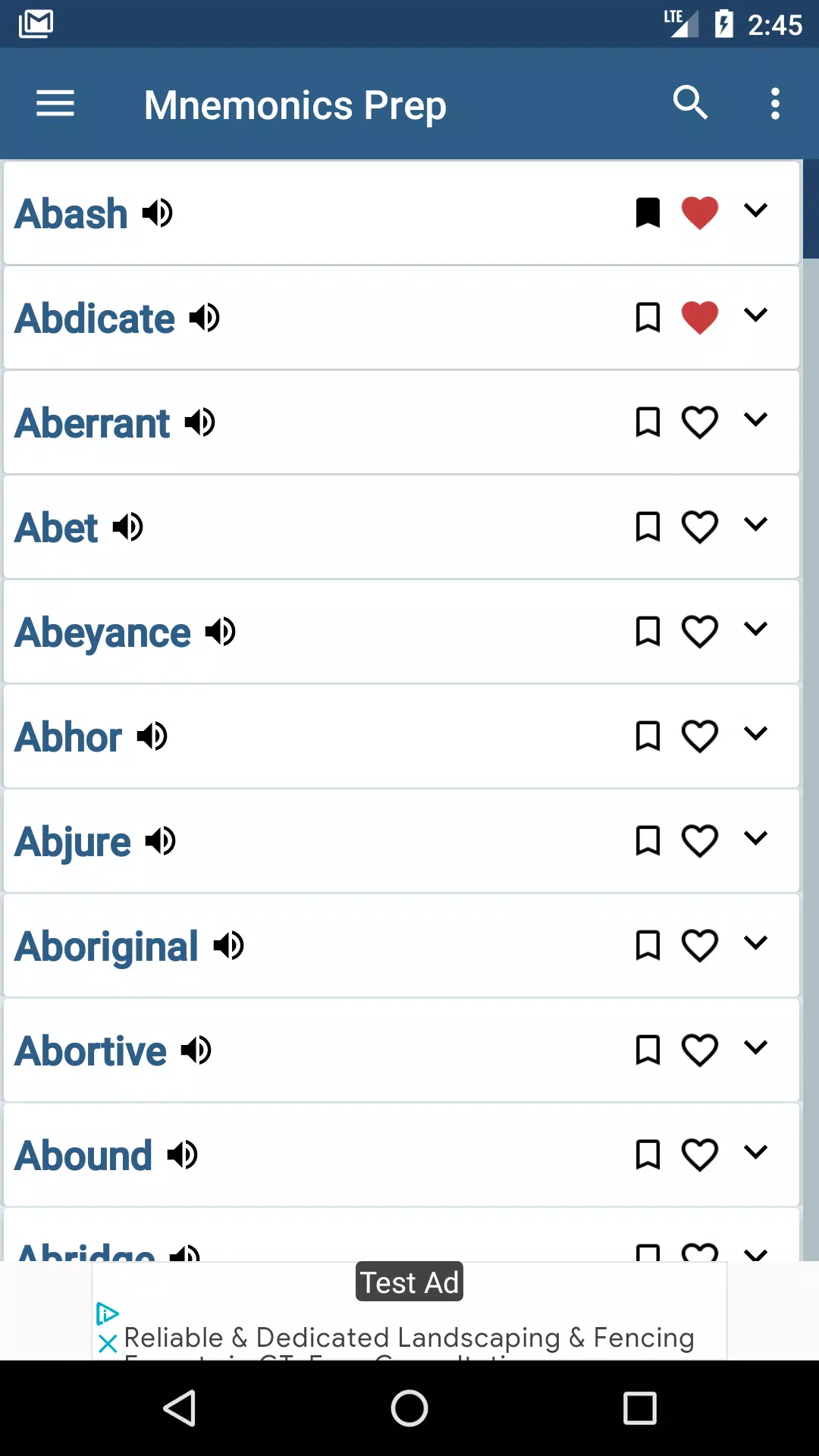 Mnemonics Prep Screenshots