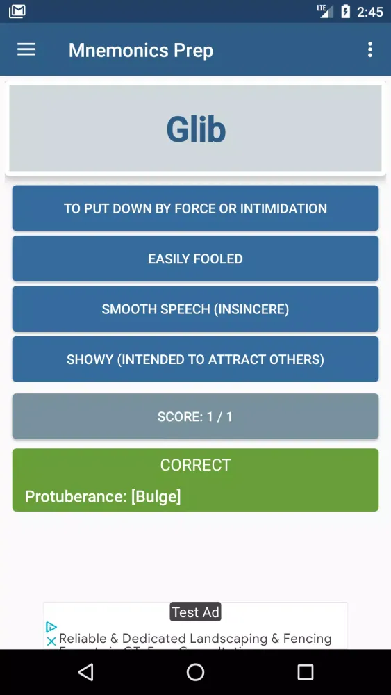 Скриншоты Mnemonics Prep