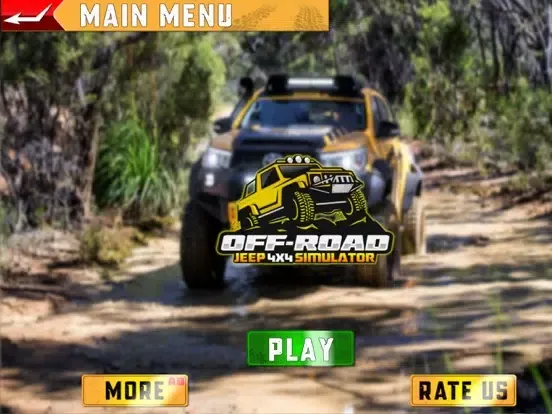 Screenshot di 4x4 Jeep Offroad Car Driving iPad 