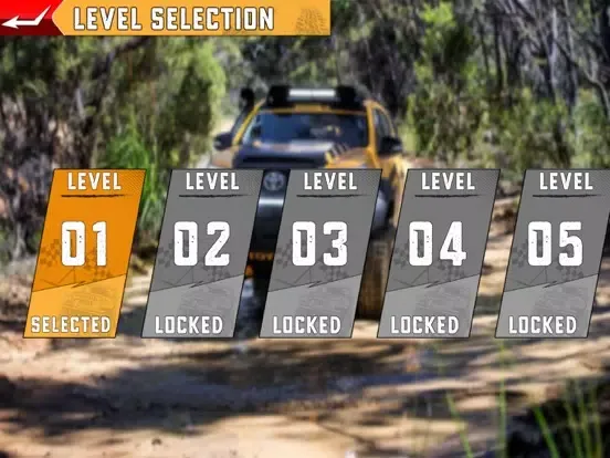 Screenshot di 4x4 Jeep Offroad Car Driving iPad 