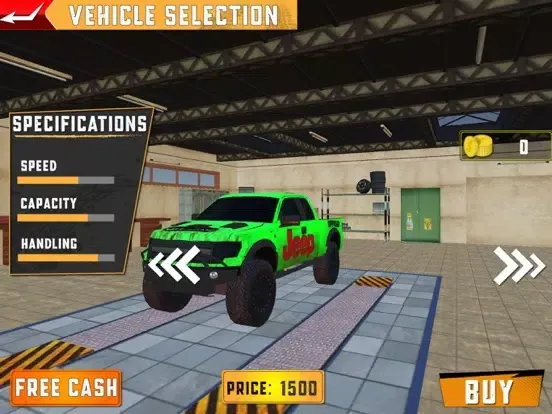 Screenshot di 4x4 Jeep Offroad Car Driving iPad 
