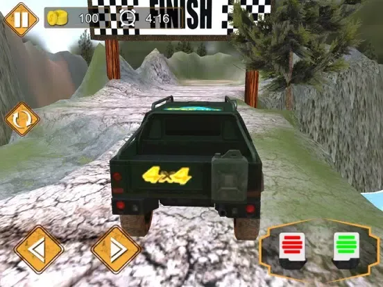 Screenshot di 4x4 Jeep Offroad Car Driving iPad 