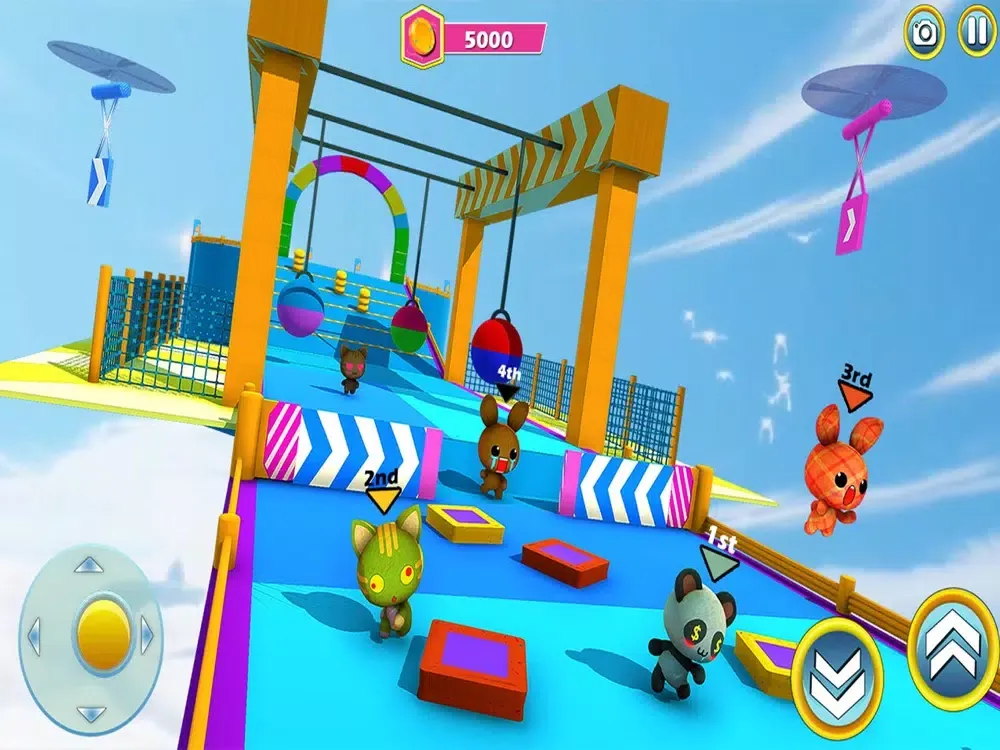 Tangkapan layar Funny Fall Dudes Knockout Game iPad 