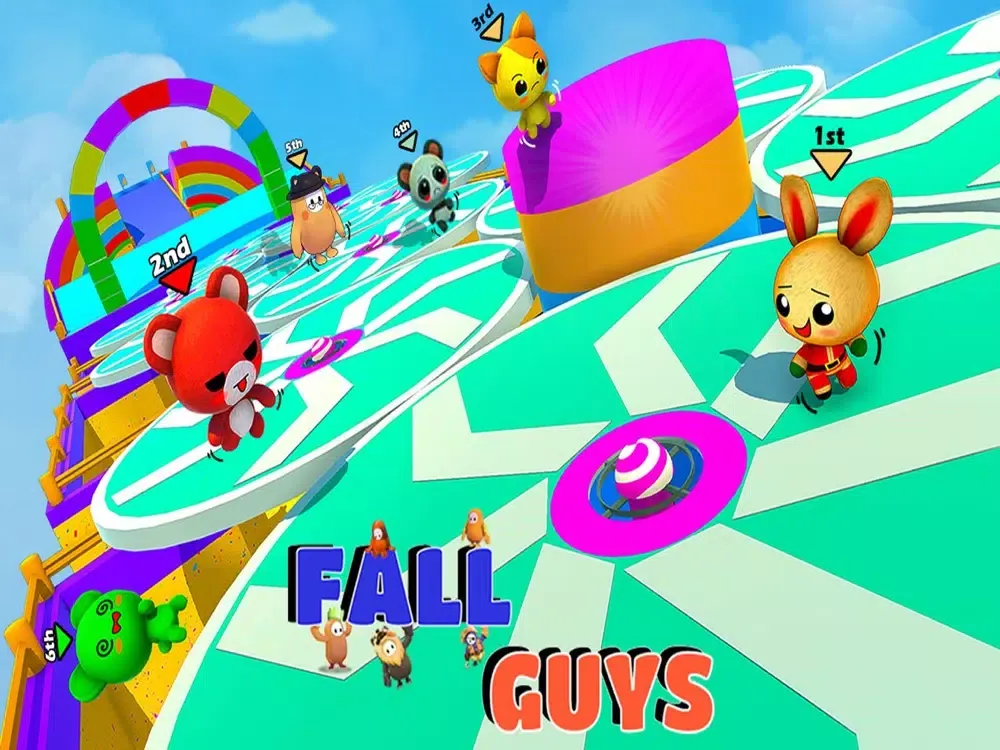 Tangkapan layar Funny Fall Dudes Knockout Game iPad 