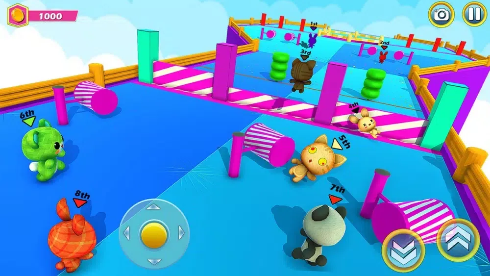 Tangkapan layar Funny Fall Dudes Knockout Game