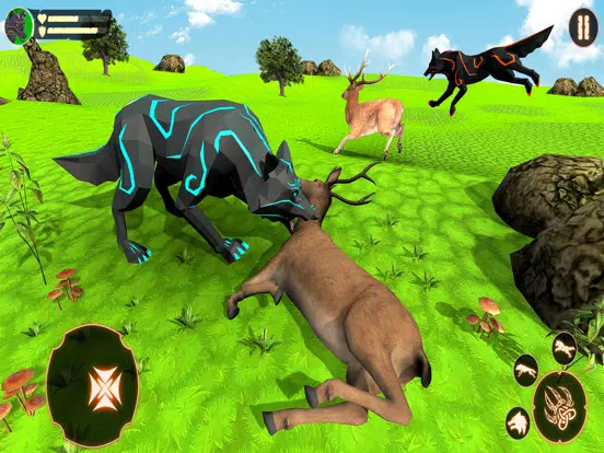 Capturas de tela do The Wolf Games 3D: Animal Sim iPad 