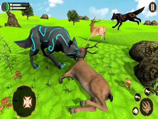 Tangkapan layar The Wolf Games 3D: Animal Sim iPad 