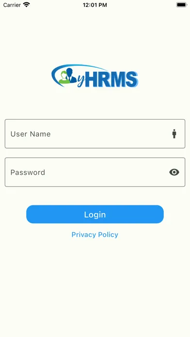 ภาพหน้าจอของ HRMS Employees App