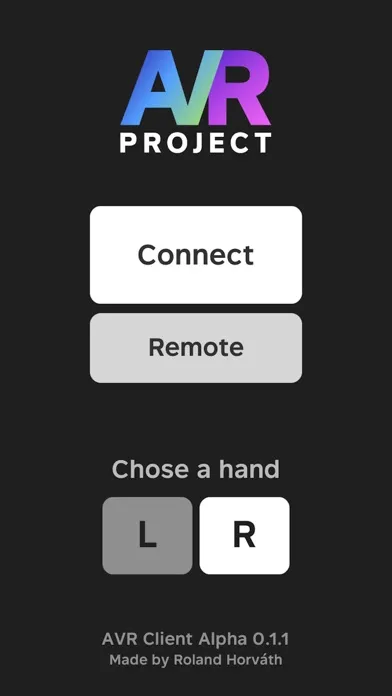 Tangkapan skrin AVR Remote