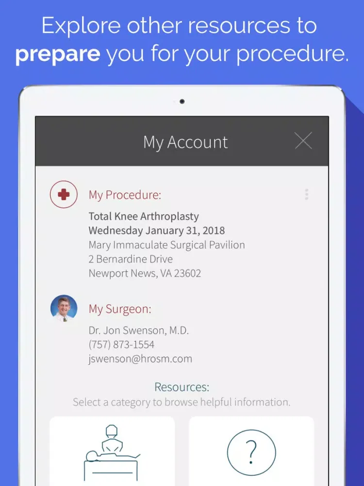 صور HROSM Orthopaedics iPad 