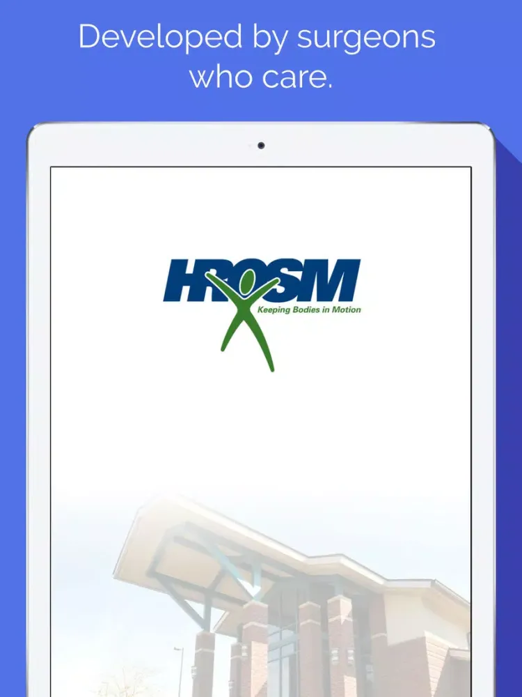صور HROSM Orthopaedics iPad 