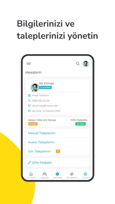 صور HRplan - IK ve İzin Yönetimi