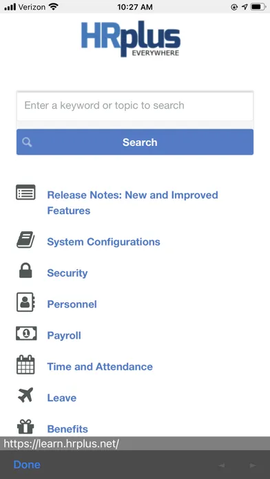Скриншоты HRplus Apps