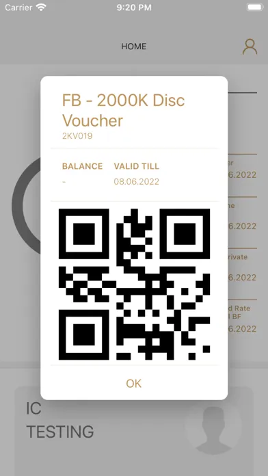 Tangkapan layar Lifestyle Membership