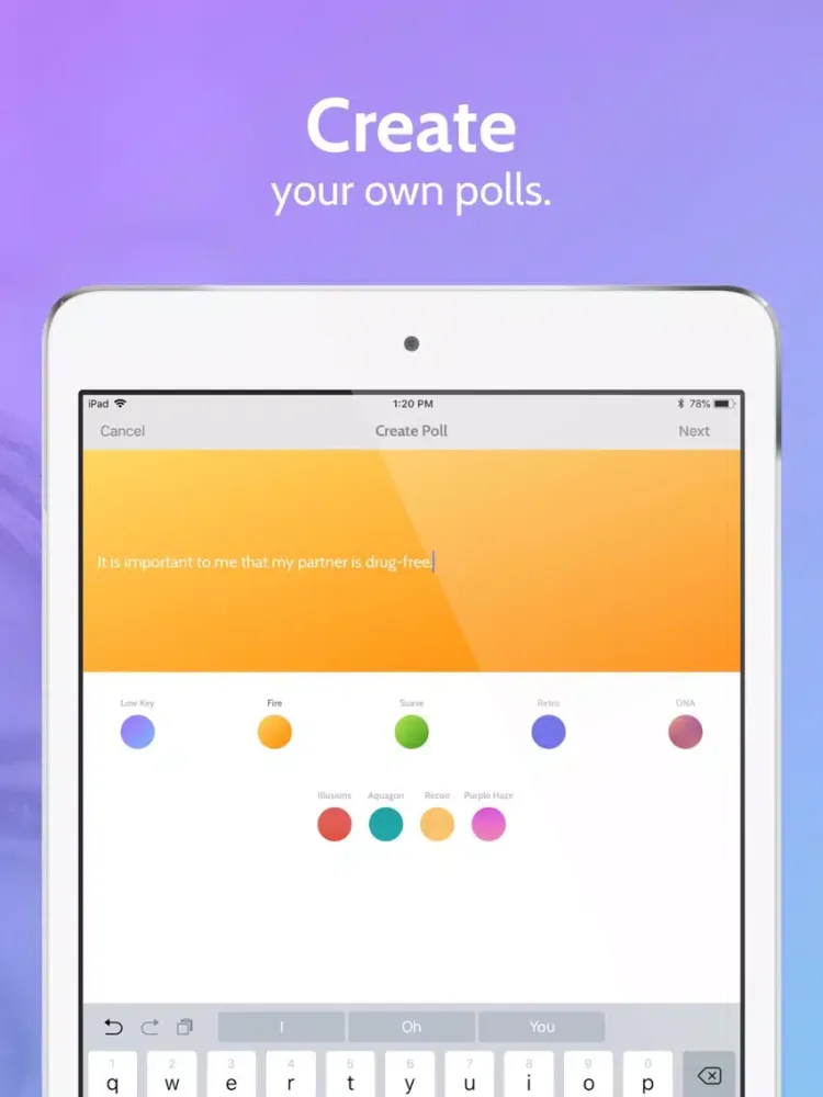 تصاویر OpinionUP: Vote & Debate Polls iPad 