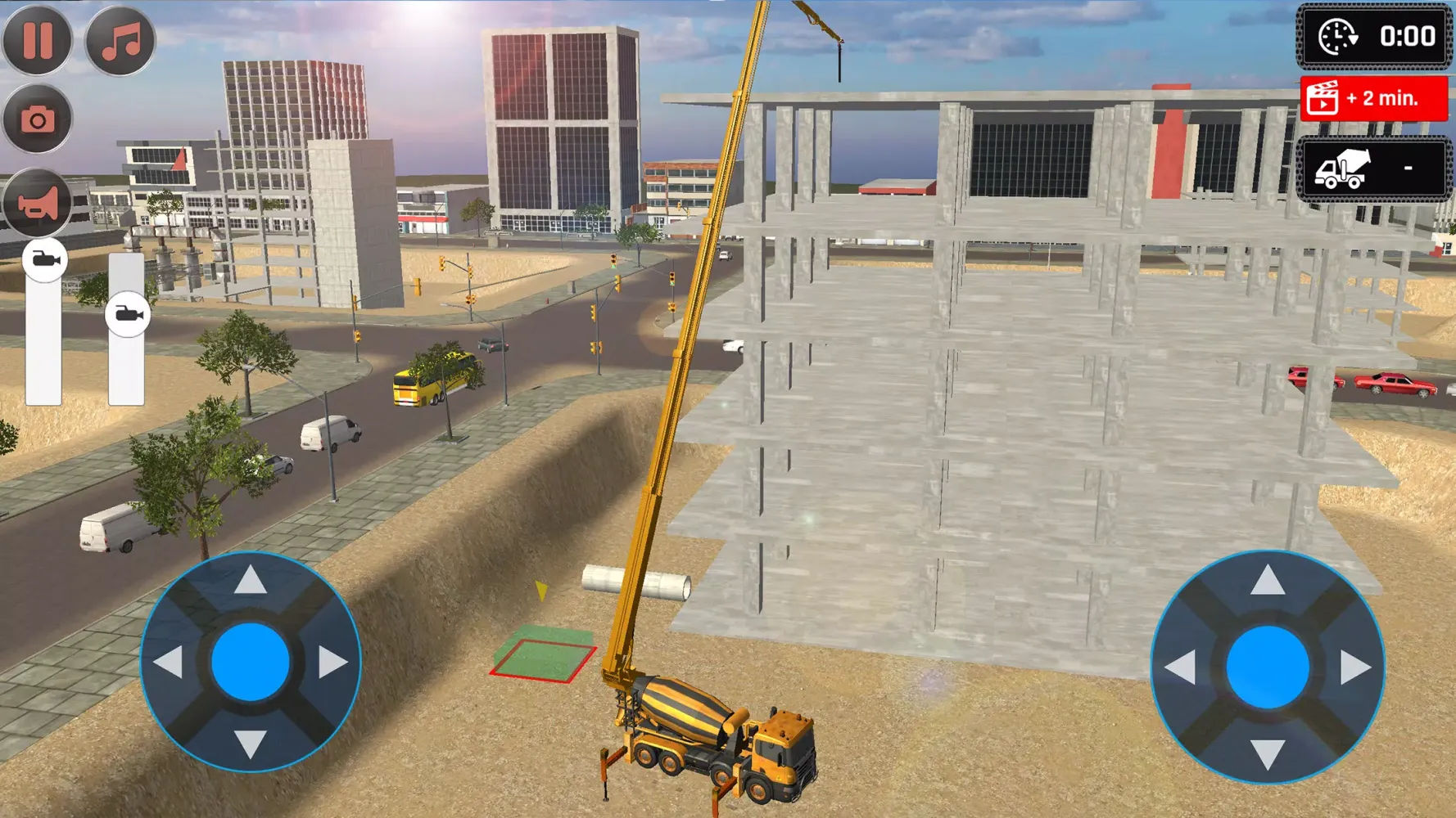 ภาพหน้าจอของ Concrete Mixer Truck Simulator