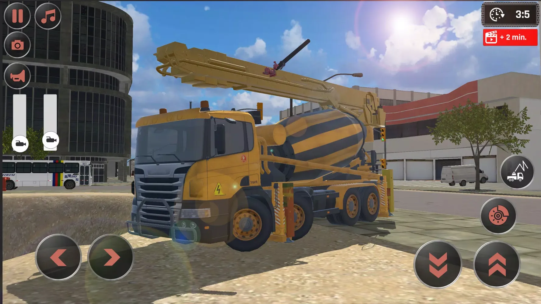 ภาพหน้าจอของ Concrete Mixer Truck Simulator