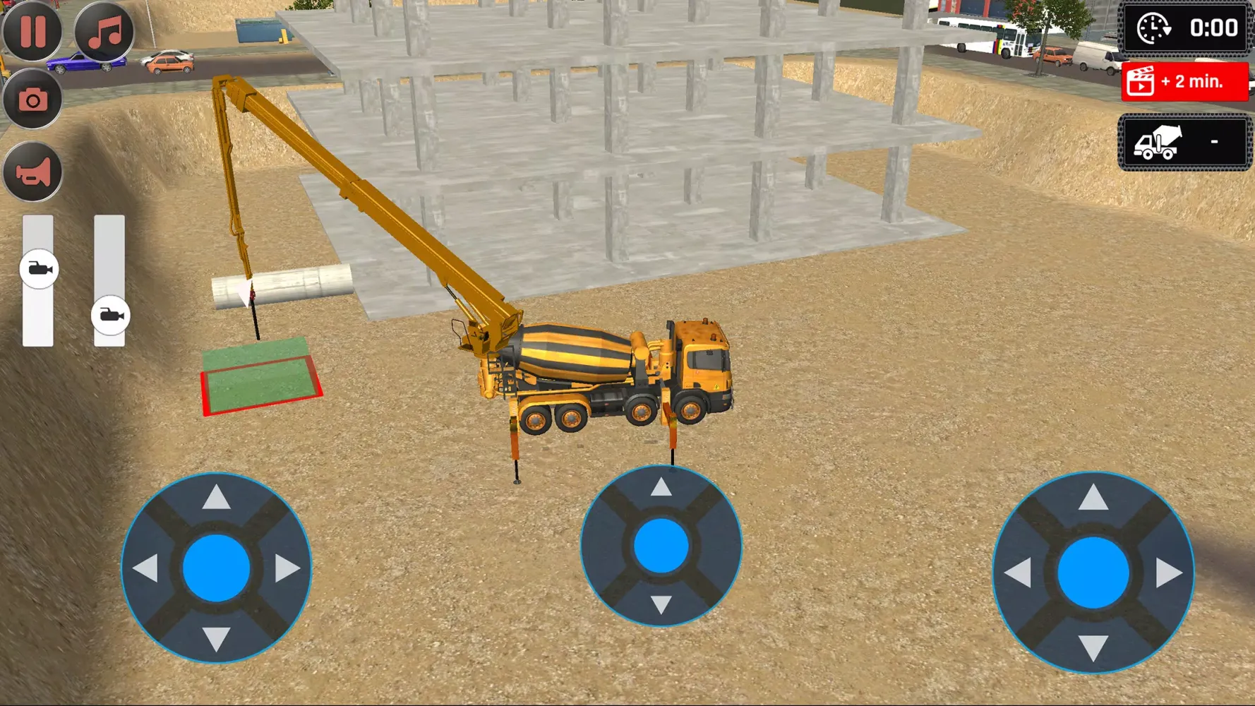 ภาพหน้าจอของ Concrete Mixer Truck Simulator