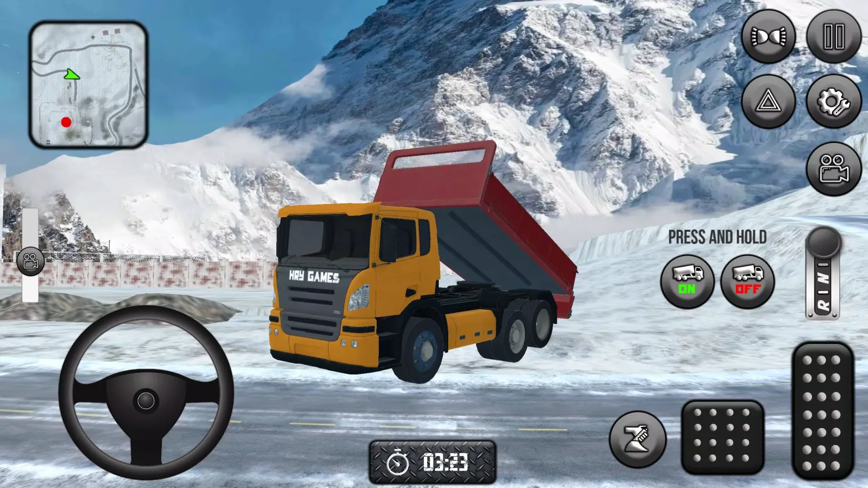 Screenshot di Dump Truck Simulator: Snowy