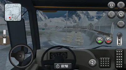 Ảnh chụp màn hình của Dumper Truck - Snowy Road