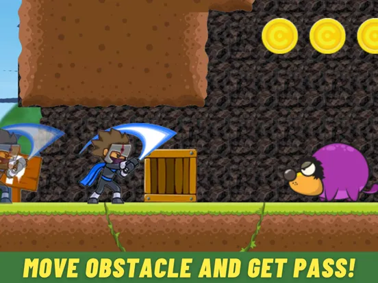 Tangkapan skrin Jungle Ninja Adventure iPad 