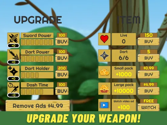 Tangkapan skrin Jungle Ninja Adventure iPad 
