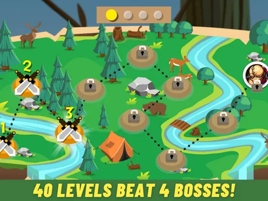 Tangkapan skrin Jungle Ninja Adventure iPad 