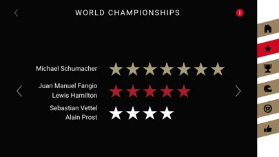 Capturas de pantalla de Schumacher. The Official App