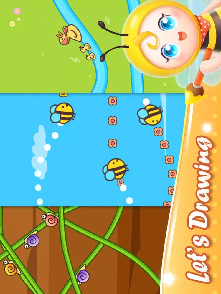 Screenshot di Fun Paint - Draw Animate Cartoon On Photo Game iPad 