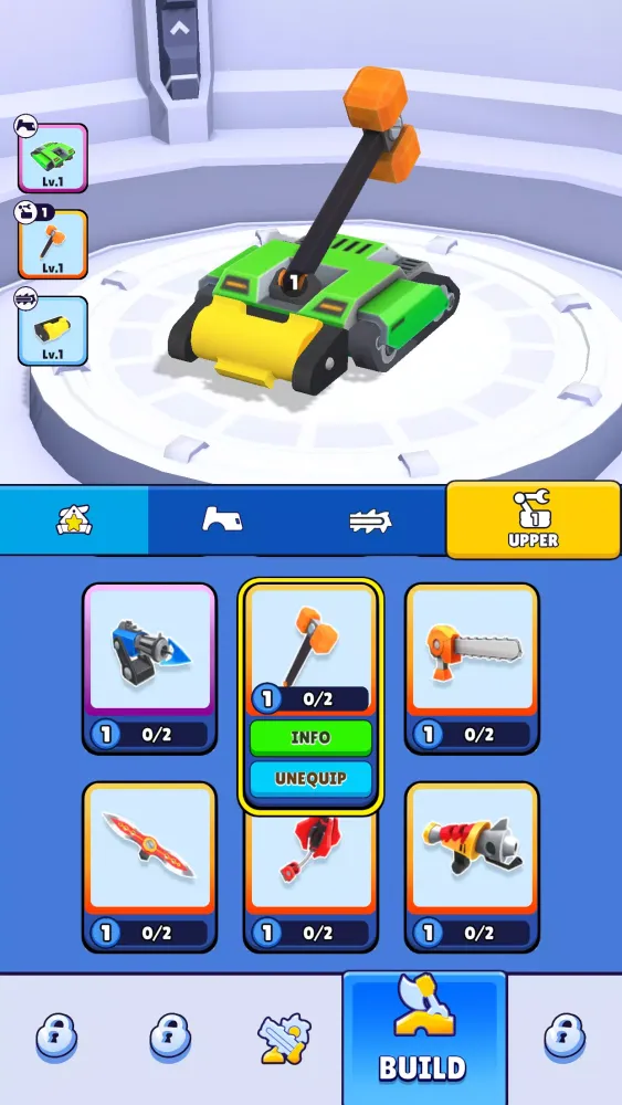 Capturas de tela do Pocket Bots