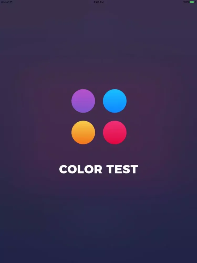 Color Test - perfect your eyes iPad  Ekran Görüntüleri