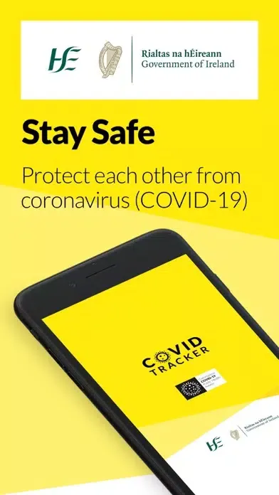 Tangkapan layar COVID Tracker Ireland
