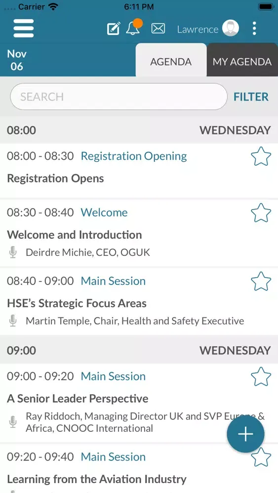 Ảnh chụp màn hình của OGUK HSE Conference