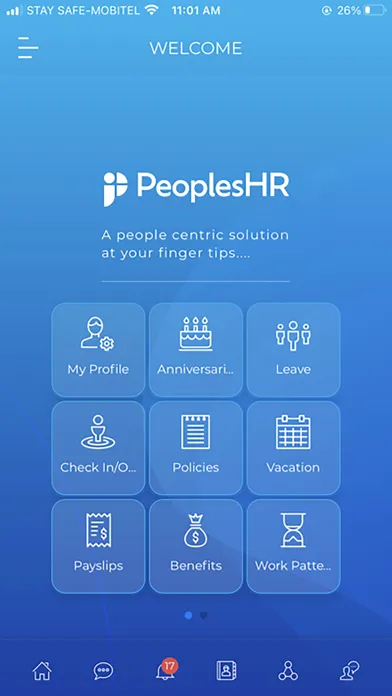PeoplesHR Mobile Screenshots